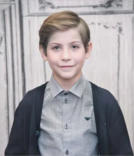  ?? Gary Gershoff WireImage ?? JACOB TREMBLAY, the 11-year-old star of the drama “Wonder,” says: “I think acting is one of the most fun things a person can do.”