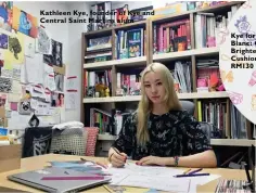  ??  ?? Kathleen Kye, founder of Kye and Central Saint Martins alum