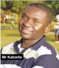  ?? ?? Mr Kabwita