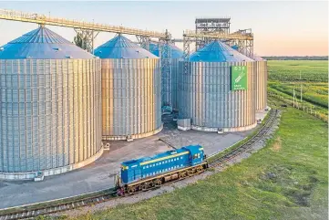  ?? ?? HELPING HAND: The “lanes” aim to aid Ukraine’s economy by quickening grain exports.