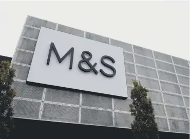  ?? PICTURE: LISA FERGUSON ?? 0 Marks & Spencer is one of the most familiar names on the UK high street