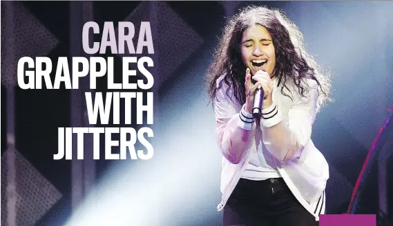  ?? CHRIS PIZZELLO/THE ASSOCIATED PRESS ?? Alessia Cara says she’s up for the challenge of entertaini­ng the crowd and being vibrant during Sunday’s MMVAs.