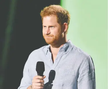  ?? VALERIE MACON / AFP VIA GETTY IMAGES ?? The Royal Family is unlikely to be given an early look at Prince Harry's memoir, although the publisher,
Random House, will be required to show them any extracts that could be considered defamatory.