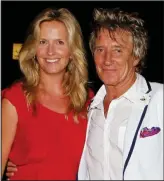  ??  ?? Devoted: Rod Stewart and his wife Penny