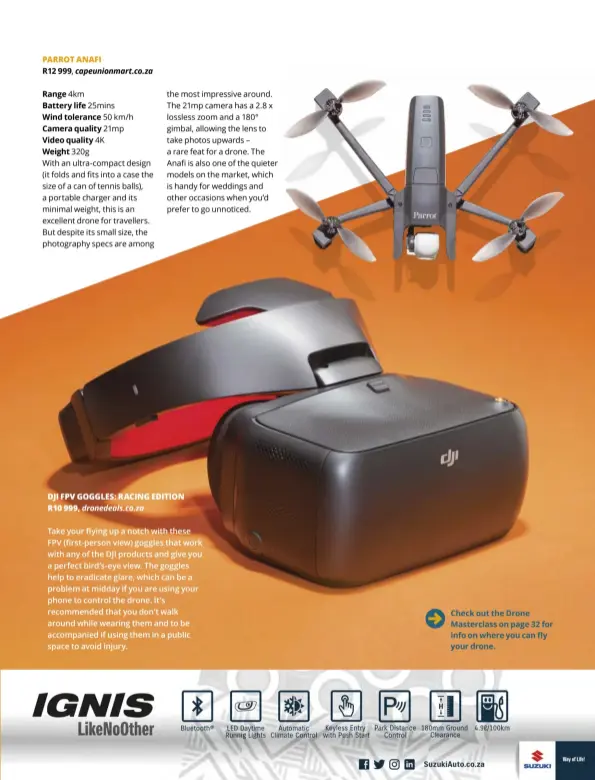  ??  ?? Check out the Drone Masterclas­s on page 32 for info on where you can fly your drone.