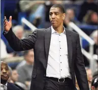  ?? Jessica Hill / Associated Press ?? Then-UConn coach Kevin Ollie during a 2018 game.
