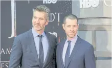  ??  ?? David Benioff and D.B. Weiss.