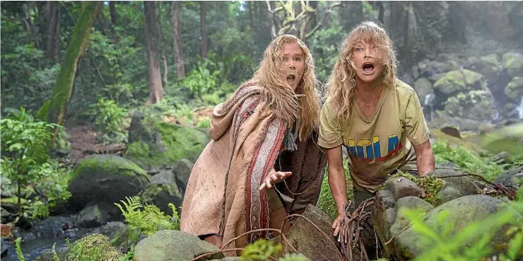  ??  ?? In Snatched, Amy Schumer and Goldie Hawn play a daughter and mother who are accidental­ly kidnapped while on holiday.