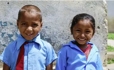  ??  ?? 4 they’re smiling because they’re off to school – a sign of normalcy after the earthquake. this is one reason Insaf Malaysia wants to help rebuild damaged schools as soon as possible.