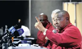  ?? PICTURE: NOKUTHULA MBATHA ?? INTROSPECT­ION: SACP general secretary Blade Nzimande