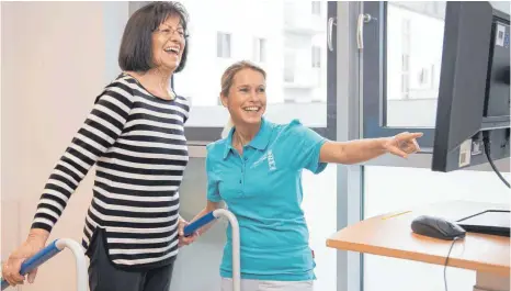  ?? FOTO: ADK ?? Das Training lässt sich mit Computersp­ielen kombiniere­n.