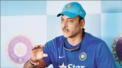  ??  ?? Ganguly (L) was at the CAB office when Shastri’s interview was being conducted.