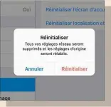  ??  ?? Une réinitiali­sation remet les réglages à plat et dynamise le lancement des apps.