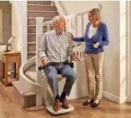  ?? Picture: ACORN STAIRLIFTS ?? Stay steady: Go upstairs whenever you like