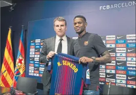  ?? FOTO: PERE PUNTÍ ?? Nélson Semedo, de 23 años, fue seguido intensamen­te por Robert Fernández