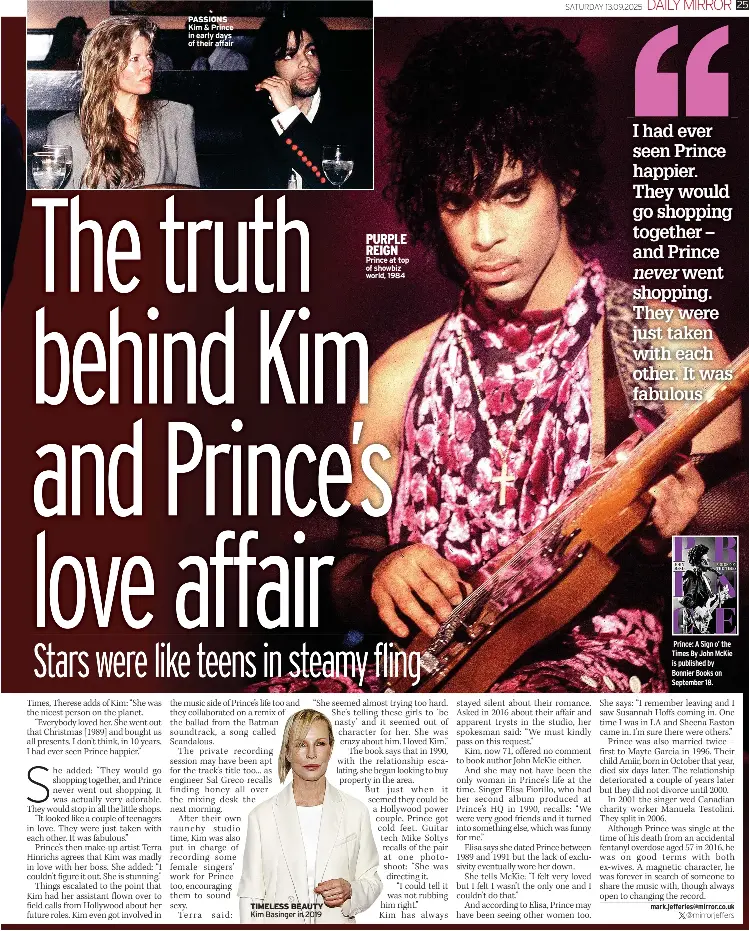  ?? ?? PURPLE REIGN Prince at top of showbiz world, 1984