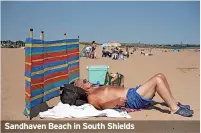  ?? ?? Sandhaven Beach in South Shields