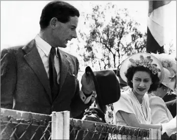  ??  ?? CONTROVERS­Y: Group Captain Townsend with Princess Margaret in 1947, before romance blossomed