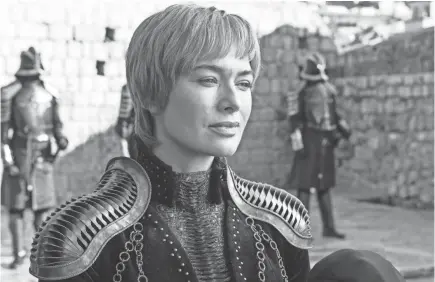  ?? HELEN SLOAN/HBO ?? Cersei (Lena Headey) has power but isn’t truly free in “Game of Thrones."