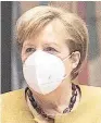  ??  ?? SILENCE German leader Angela Merkel won’t talk
