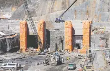  ?? B.C. HYDRO ?? Geotechnic­al issues are cited as factors behind the cost of B.C.'S Site C dam swelling to $16 billion and delays in constructi­on.