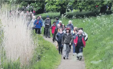  ??  ?? People are being encouraged to take part in the Ramblers’ Walk About event.