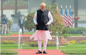  ?? /Picture: Bloomberg/T Narayan ?? Illiberal democracy: Indian Prime Minister Narendra Modi has concentrat­ed policymaki­ng in his office, where loyalty is the highest virtue.