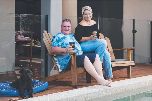  ?? Picture: BRENDAN RADKE ?? LIFESTYLE: Bill Louis and his wife Kylie Louis moved to Cairns from Central Coast, NSW in 2016 and fell in love with the relaxed, tropical climate.