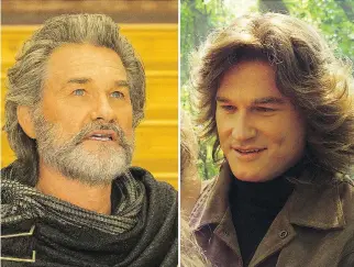  ?? DISNEY-MARVEL ?? Kurt Russell is seen as Ego in two scenes from Guardians of the Galaxy Vol. 2. L.A.-based Lola Visual Effects is responsibl­e for the post-production visual effects which show characters as their younger selves.