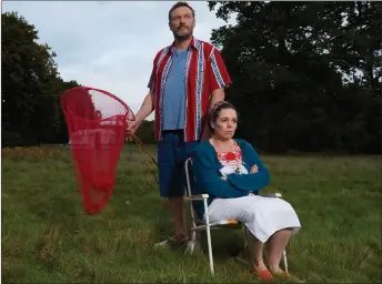  ??  ?? „ Maurice (Julian Barratt) and Deborah (Olivia Colman) in Flowers.