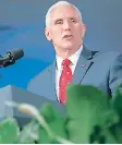  ??  ?? El vicepresid­ente Mike Pence llegó a Colombia ayer.