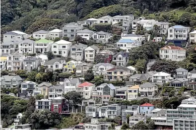  ?? KEVIN STENT/STUFF ?? Wellington’s housing market will be helped by more Government spending.