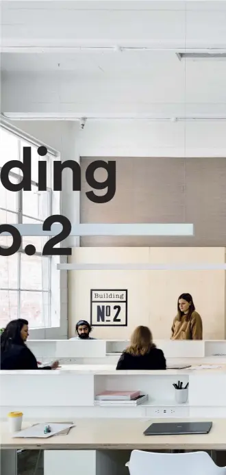  ??  ?? Right — The brief required a coworking venue offering a range of different workspaces.