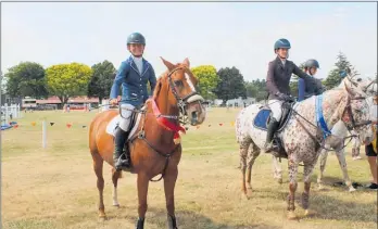  ??  ?? Samantha Carrington from Takapau, winner of both The Young Rider and Pony Grand Prix.