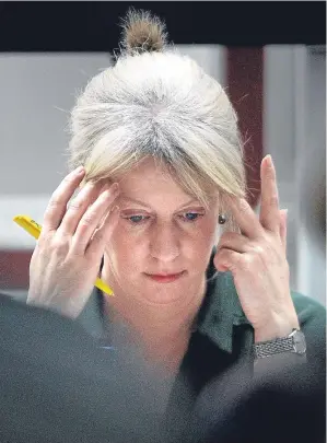  ?? Picture: Kris Miller. ?? Much to ponder: Health Secretary Shona Robison.