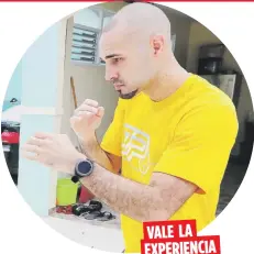  ?? David.villafane@gfrmedia.com ?? VALE LA EXPERIENCI­A
José Pedraza dice que su veteranía le ha ayudado a ajustarse a su lugar de entrenamie­nto en la casa.