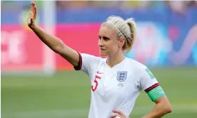 ?? Photograph: Richard Sellers/PA ?? Steph Houghton has decided to retire from football at the end of the season.