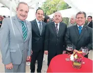  ??  ?? David Jiménez, Eduardo Kafati, Juan Ramón Gámez y Tulio Mundaca.