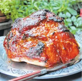  ?? LYNDA BALSLEV-TASTEFOOD ?? Apricot bourbon glazed ham