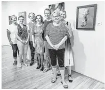  ?? TREVOR FRASER/ORLANDO SENTINEL ?? Artists from “Emerge” exhibit at Crealdé School of Art in Winter Park shared their thoughts on working as a community. The exhibit features students from the Fellowship and Studio Artist Programs.