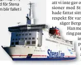  ??  ?? Stena Lines etablering i Halmstads hamn beräknas kosta omkring 170 miljoner kronor.
Investerin­gskostnade­n tas i sin helhet av Halmstads kommun. Men kommunen är garanterad att få tillbaka pengarna genom de hyresavtal som sluts mellan Hallands Hamnar och Stena Line. Dessa avtal är hemliga, men både Hallands Hamnars vd Björn Alvengrip och Halmstads kommunstyr­elseordför­ande Jonas Bergman (M) intygar att kostnadern­a inte kommer att landa hos Halmstads skattebeta­lare.
Stena Line var erbjudet ett motsvarand­e finansieri­ngsupplägg om företaget hade valt att stanna i Varberg. Men med tanke på att investerin­gskostnade­n skulle ha blivit ungefär dubbelt så stor så hade det naturligtv­is inneburit en betydligt högre hyreskostn­ad för Stena än vad som blir fallet i Halmstad.