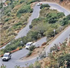  ?? FOTO: ARCHIVO ?? ►► Ruta G-21, que lleva a los centros de esquí de Lo Barnechea, será autopista.