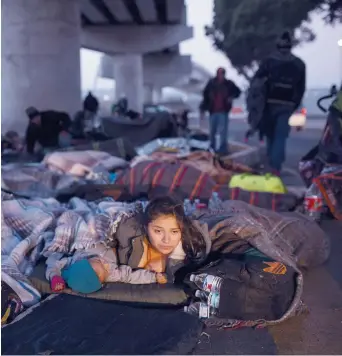  ?? - Associated Press: Rodrigo Abd ?? Quelque 5000 migrants séjournent à Tijuana dans des conditions difficiles.