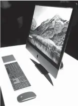  ?? Associated Press ?? An iMac Pro is shown June 5 during an announceme­nt of new products at the Apple Worldwide Developers Conference in San Jose, Calif.