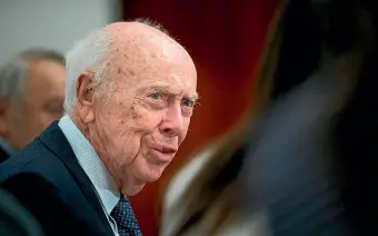  ?? AP ?? Dr James Watson sold his Nobel medal, suggesting that he been ostracised by much of the scientific community.