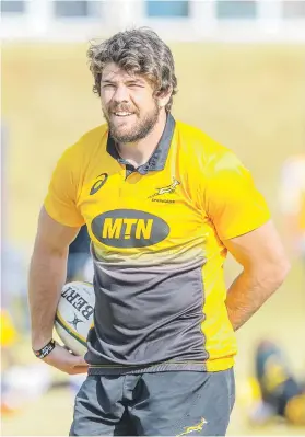  ?? Picture: Gallo Images ?? RELIEF. Springbok captain Warren Whiteley is expected to be fit for the national team’s end-of-year tour.