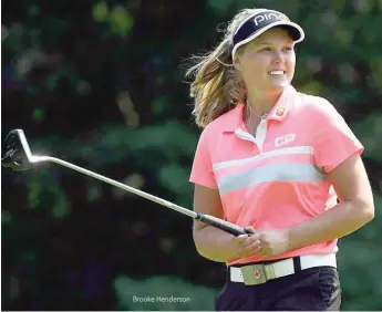  ??  ?? Brooke Henderson