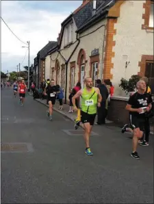  ??  ?? Duleek & District AC’s Alan McKeown at the Kilcock AC 5k.