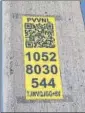  ?? SOURCED ?? PVVNL has hired an agency to put up QR code stickers on over 250,000 poles in the Ghaziabad district.