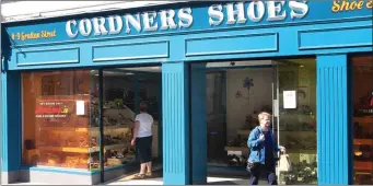  ??  ?? Treat yourself to a new pair of shoes at Cordners Shoes.